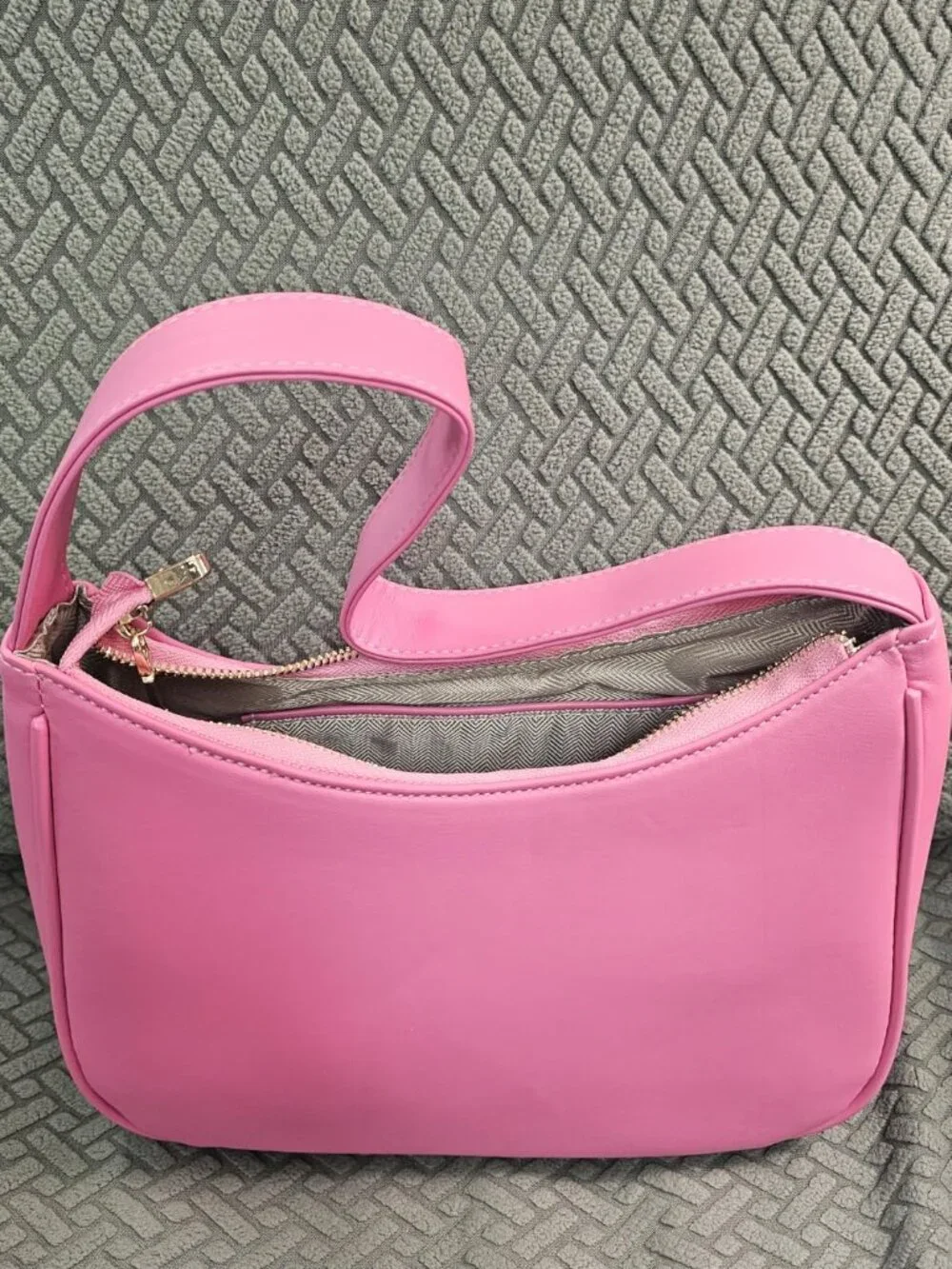 Womens cute pink shoulder hobo tote bag